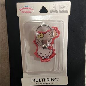 Sanrio Hello Kitty Red and White Smartphone Ring